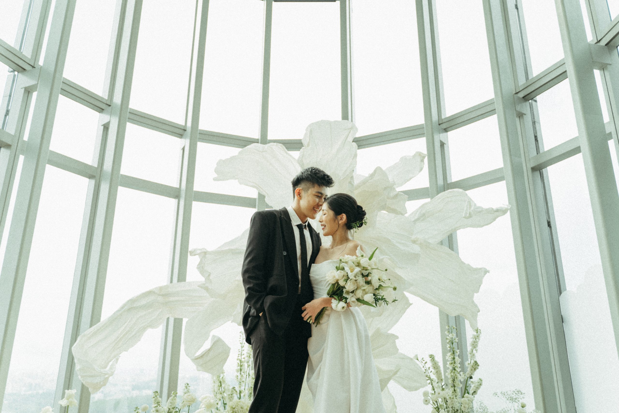 sky high rooftop wedding venue in ION, Orchard